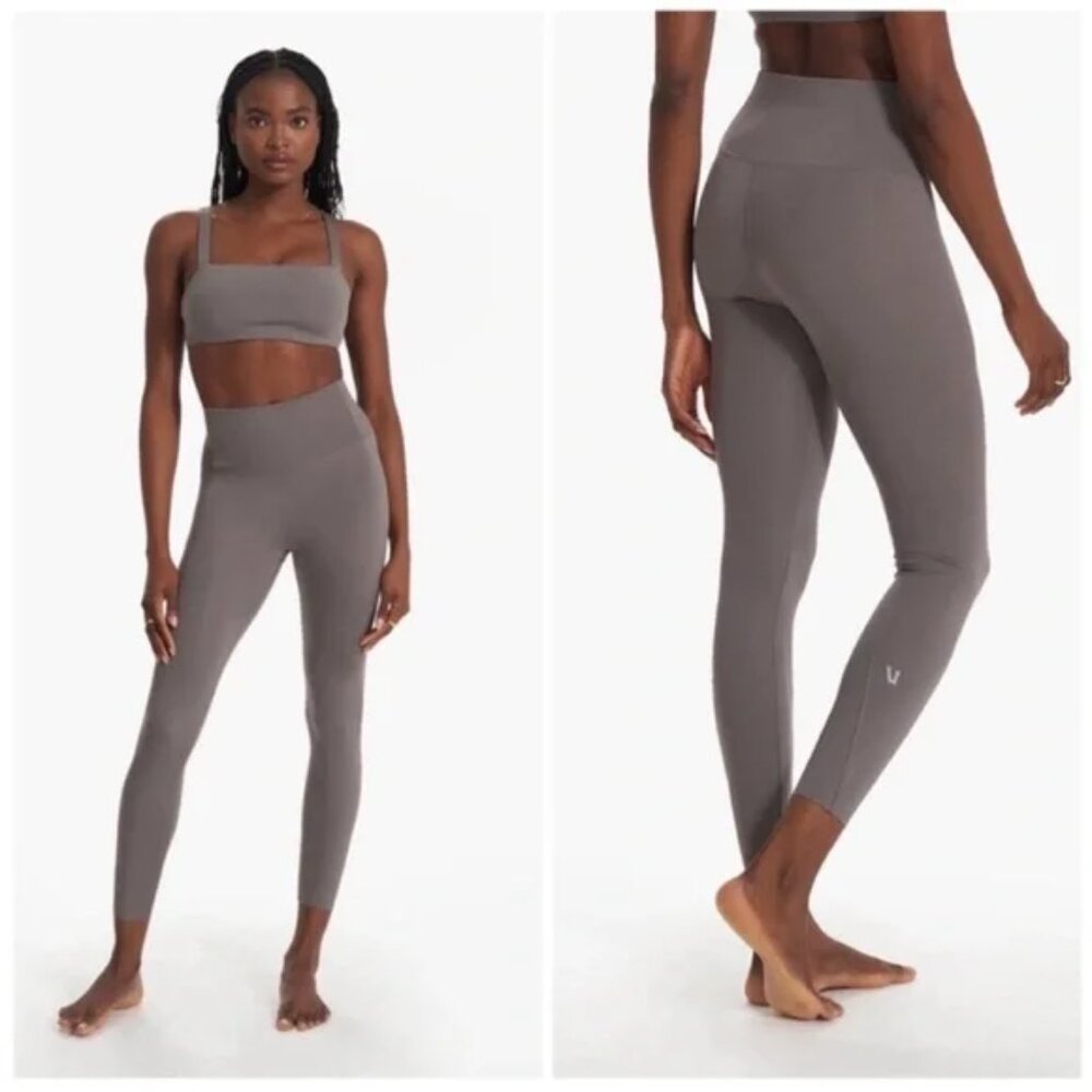 Vuori Evolve Gray High-Waisted Legging Smoke Size XS NWOT